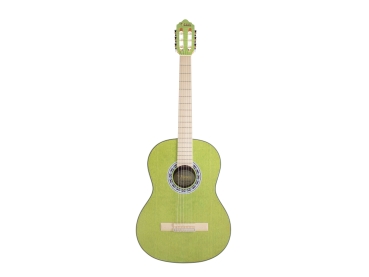 VALENCIA Konzertgitarre 4/4, Sitka-Fichtendecke, Satin Finish, Farbe: Grün